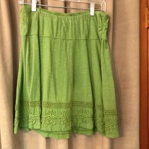😀 $30/3 Cotton skirt green M